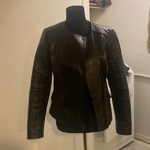 Guess faux leather motorcycle jacket